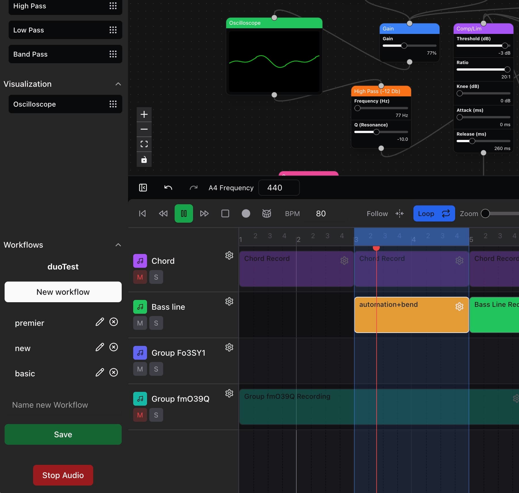 Workflow Management View Workflow Management View